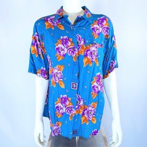 Royal Design Floral Shirt